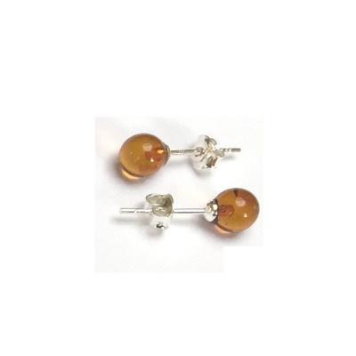 Amber Stud Earrings